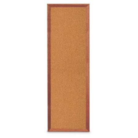 United Visual Products Slim Style Indoor Enclosed Corkboard, 24 UVRDS23SBH-WHITE-CORK